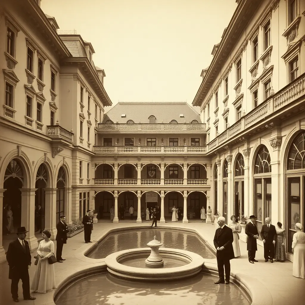 Elegant 19th century spa resort
