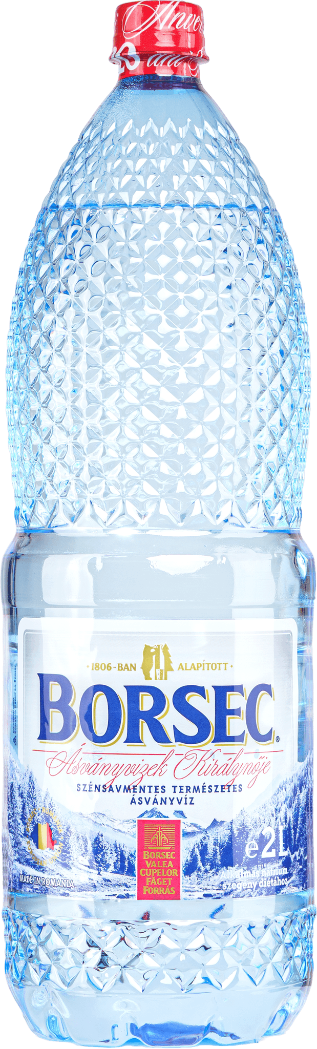 Borsec mineral water bottle